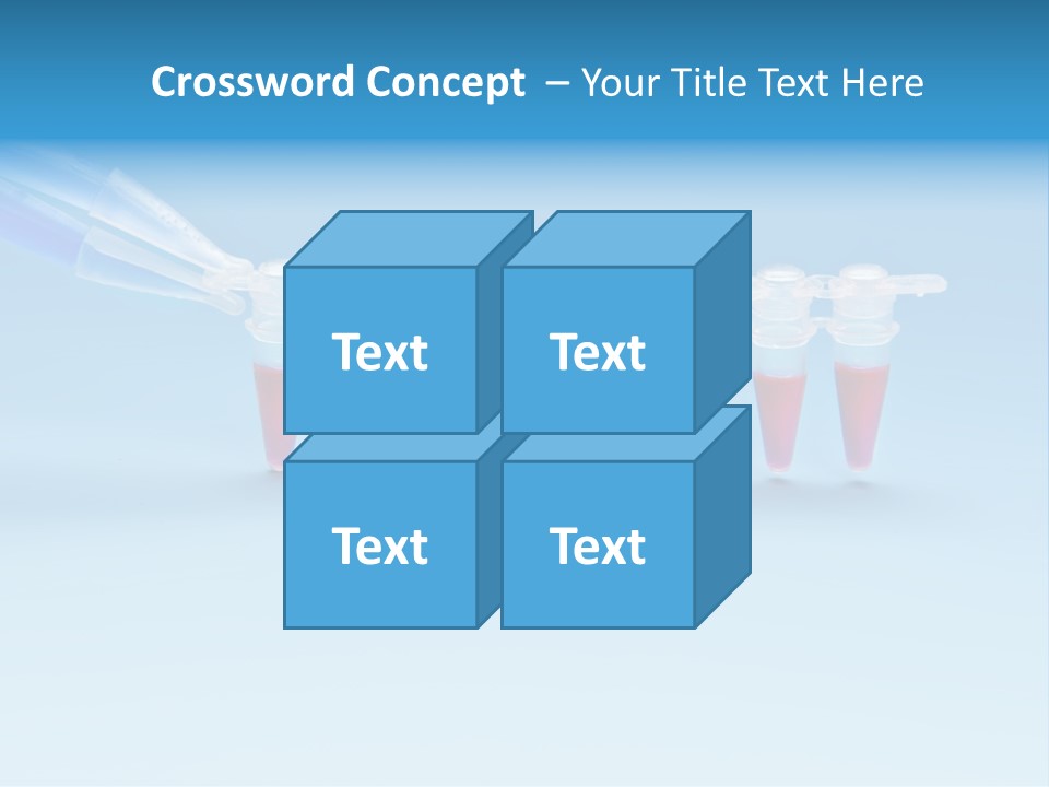 Pcr Stripe Cover Dna Amplification PowerPoint Template