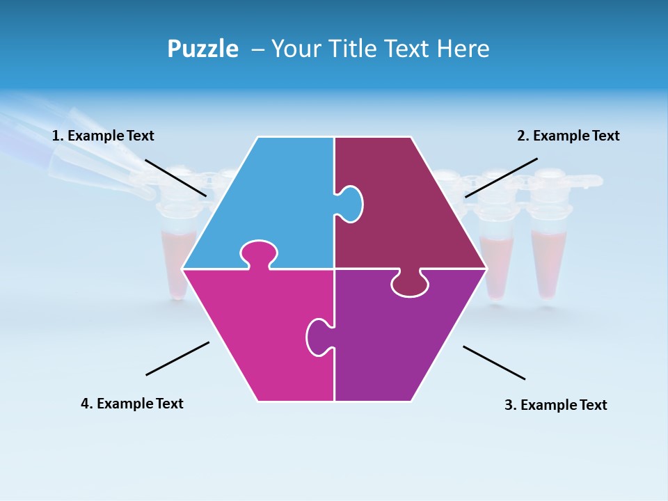 Pcr Stripe Cover Dna Amplification PowerPoint Template