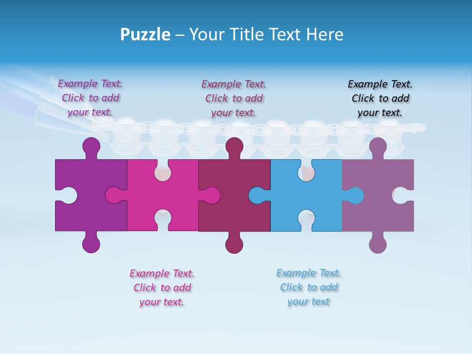 Pcr Stripe Cover Dna Amplification PowerPoint Template
