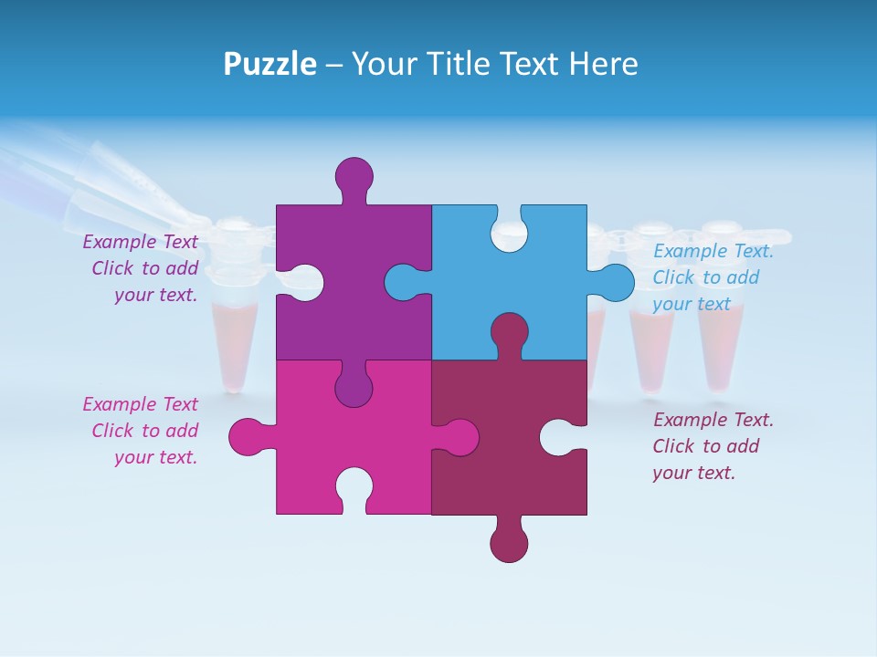 Pcr Stripe Cover Dna Amplification PowerPoint Template