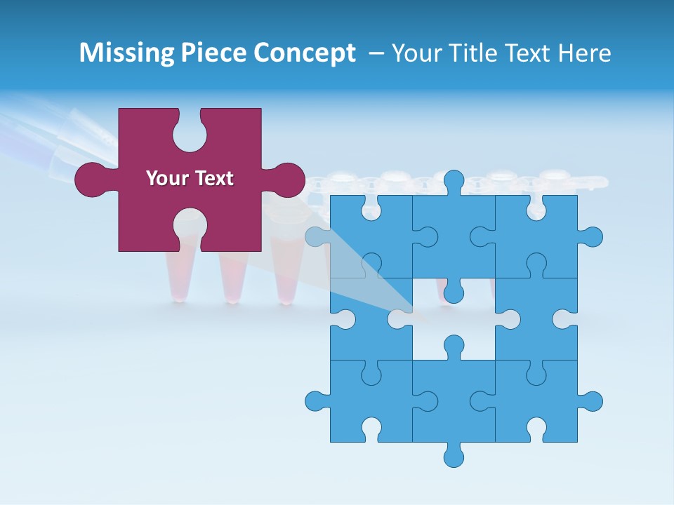 Pcr Stripe Cover Dna Amplification PowerPoint Template