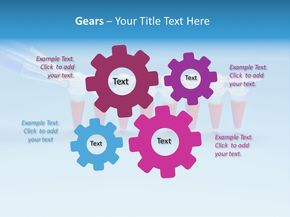 Pcr Stripe Cover Dna Amplification PowerPoint Template