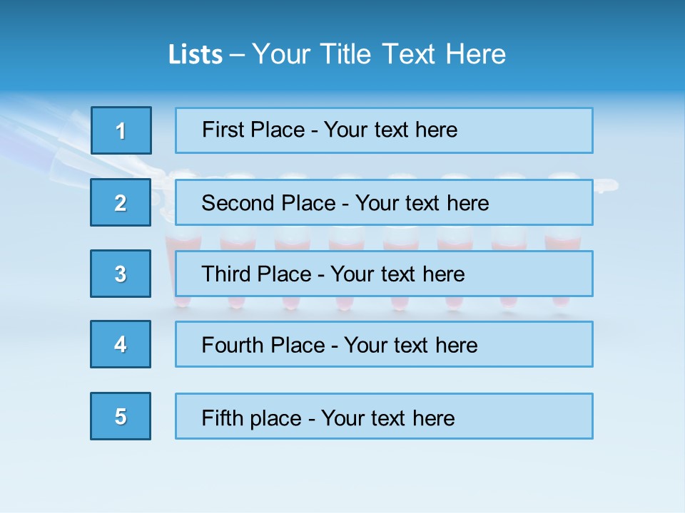 Pcr Stripe Cover Dna Amplification PowerPoint Template