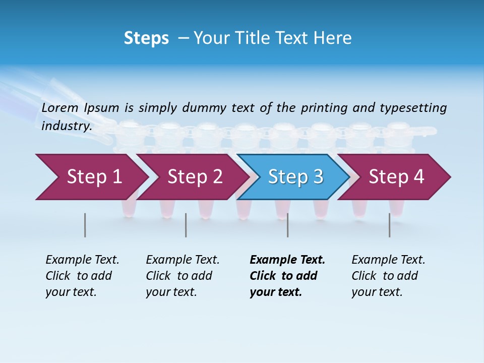 Pcr Stripe Cover Dna Amplification PowerPoint Template