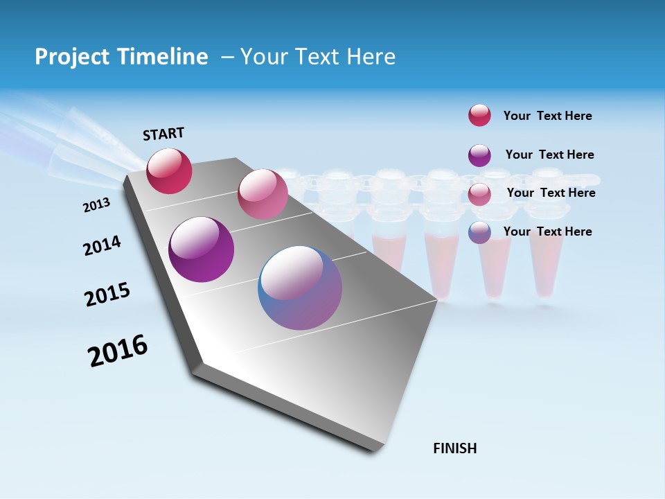 Pcr Stripe Cover Dna Amplification PowerPoint Template
