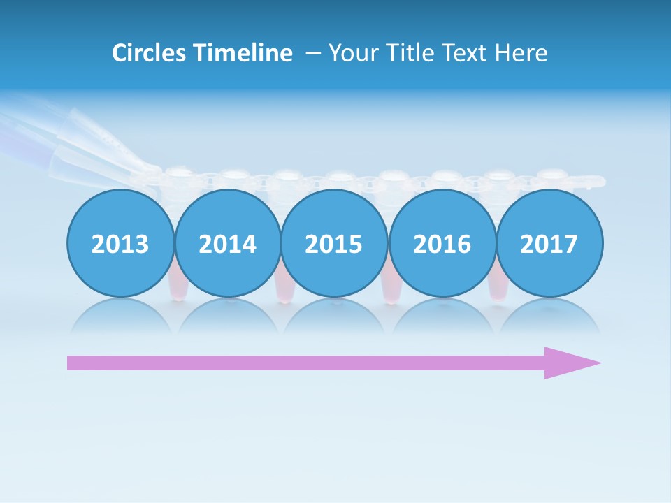 Pcr Stripe Cover Dna Amplification PowerPoint Template