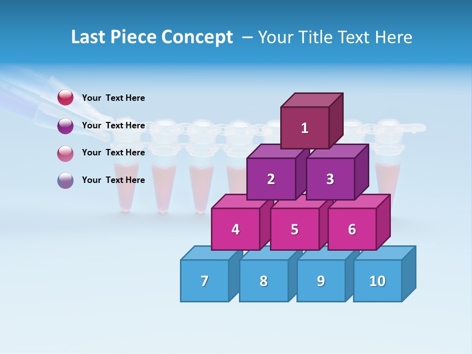 Pcr Stripe Cover Dna Amplification PowerPoint Template