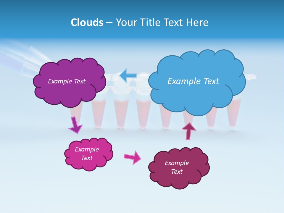 Pcr Stripe Cover Dna Amplification PowerPoint Template
