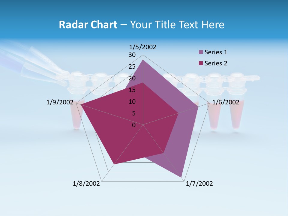 Pcr Stripe Cover Dna Amplification PowerPoint Template