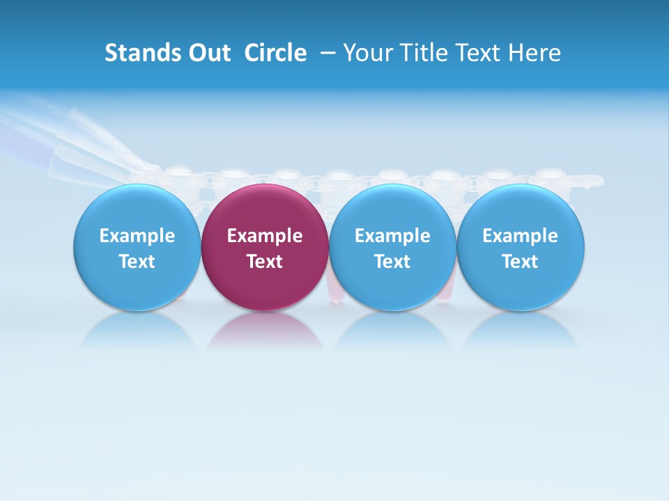 Pcr Stripe Cover Dna Amplification PowerPoint Template