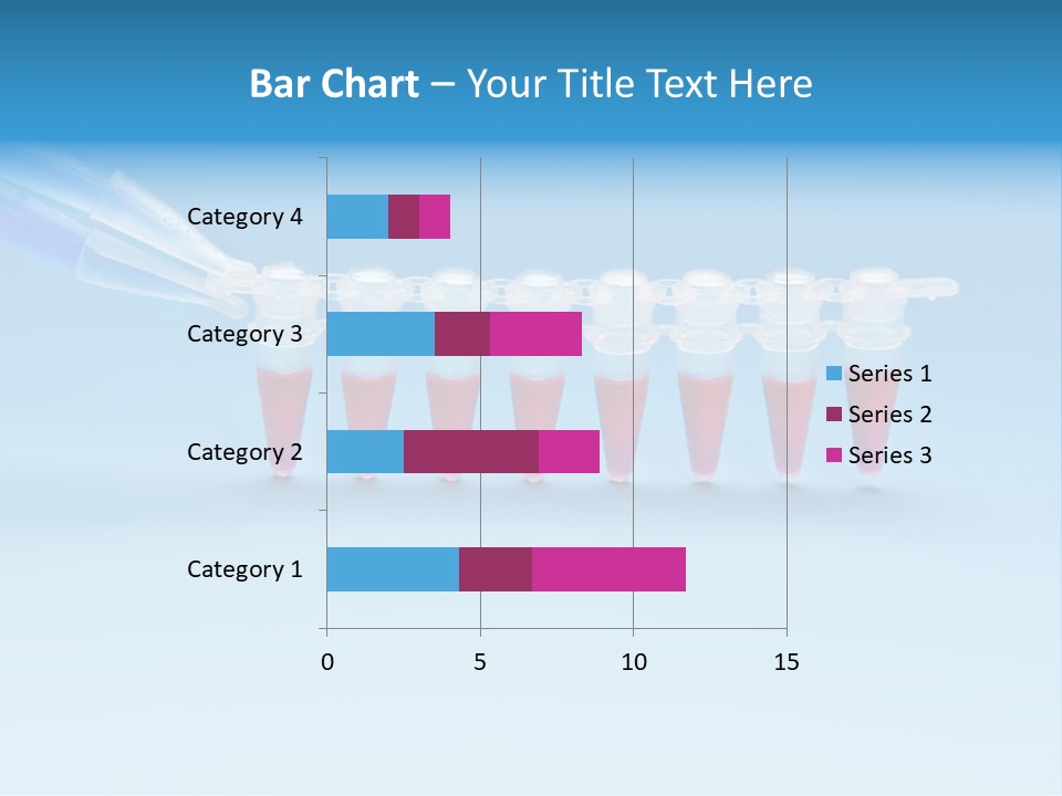 Pcr Stripe Cover Dna Amplification PowerPoint Template