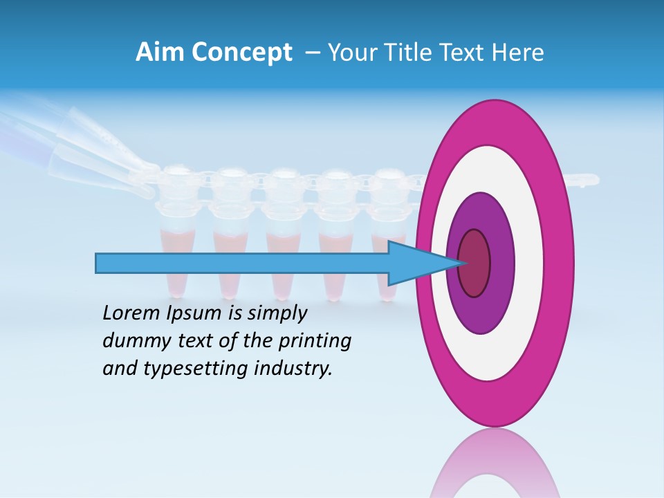 Pcr Stripe Cover Dna Amplification PowerPoint Template