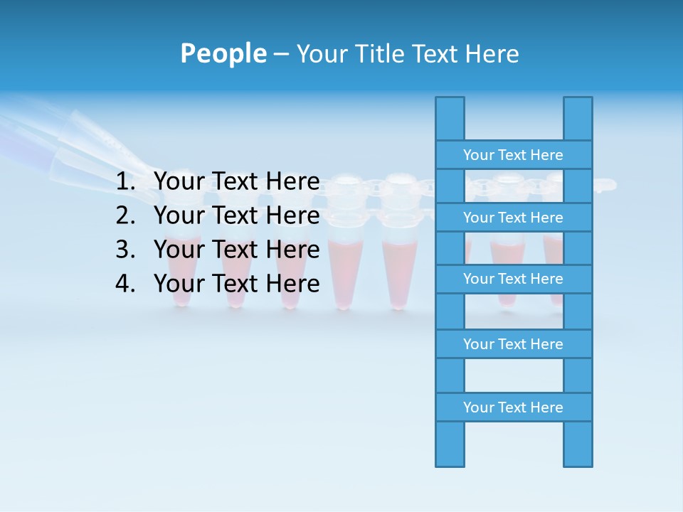 Pcr Stripe Cover Dna Amplification PowerPoint Template