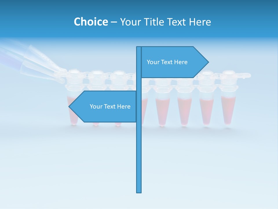 Pcr Stripe Cover Dna Amplification PowerPoint Template