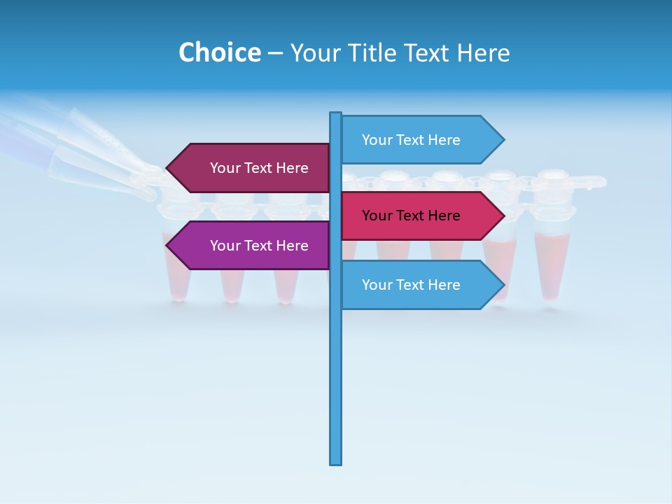 Pcr Stripe Cover Dna Amplification PowerPoint Template