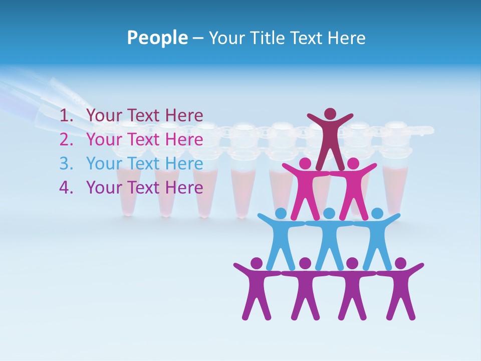 Pcr Stripe Cover Dna Amplification PowerPoint Template