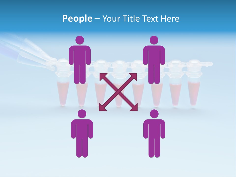 Pcr Stripe Cover Dna Amplification PowerPoint Template