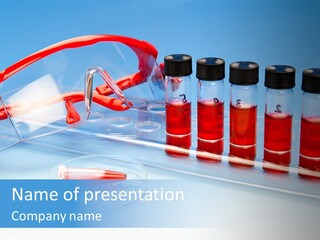 Culture Medium Research Glasses PowerPoint Template