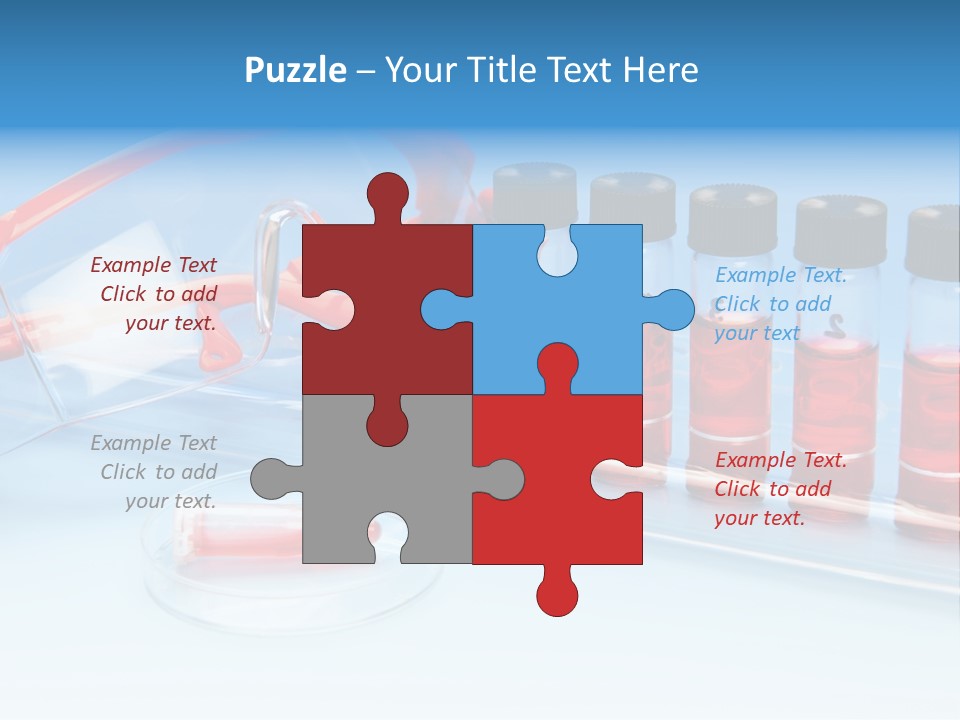 Culture Medium Research Glasses PowerPoint Template