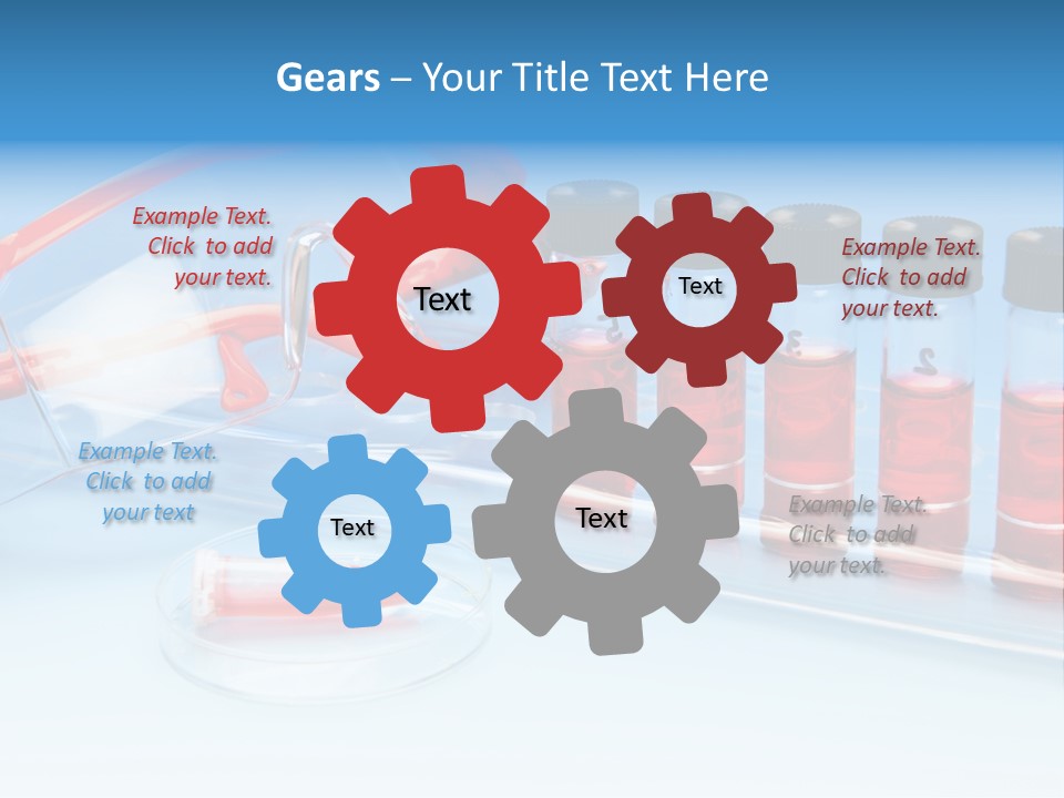 Culture Medium Research Glasses PowerPoint Template