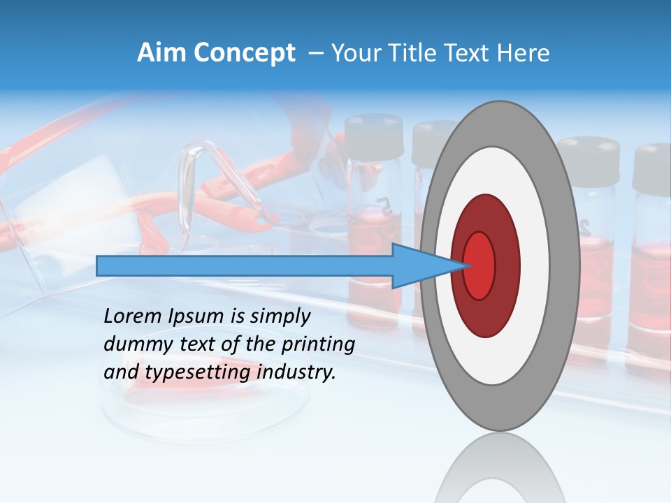Culture Medium Research Glasses PowerPoint Template
