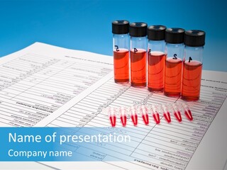 Transparent Biochemistry Lab PowerPoint Template