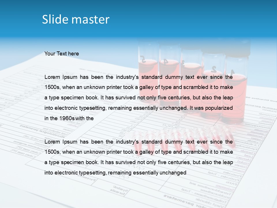 Transparent Biochemistry Lab PowerPoint Template