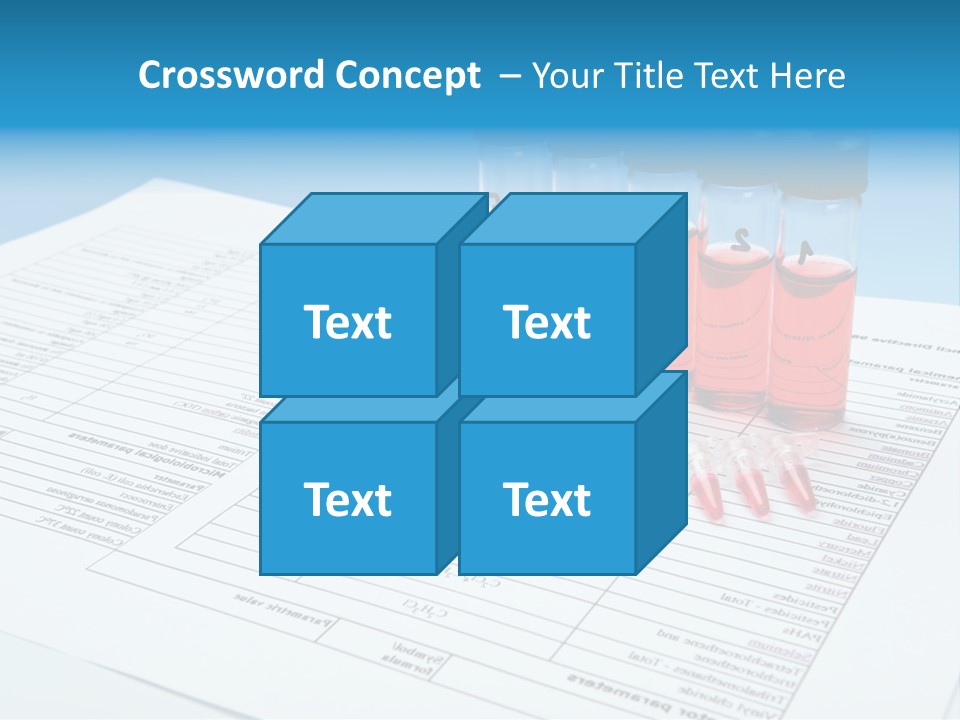 Transparent Biochemistry Lab PowerPoint Template