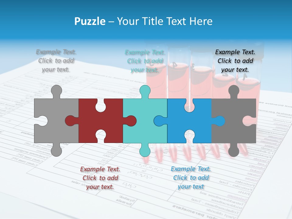 Transparent Biochemistry Lab PowerPoint Template