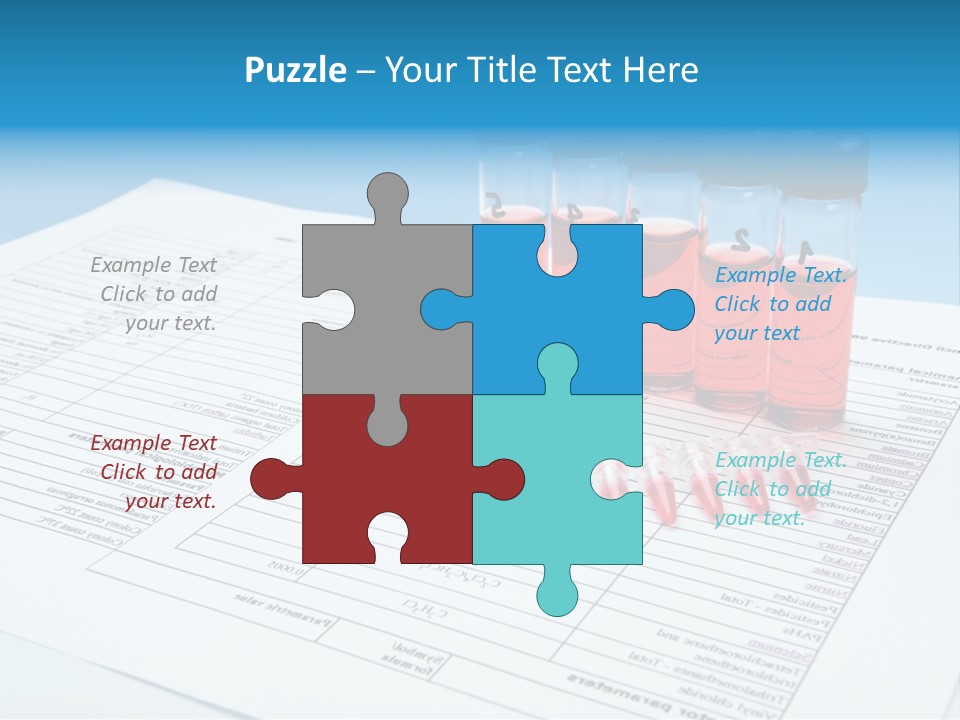 Transparent Biochemistry Lab PowerPoint Template