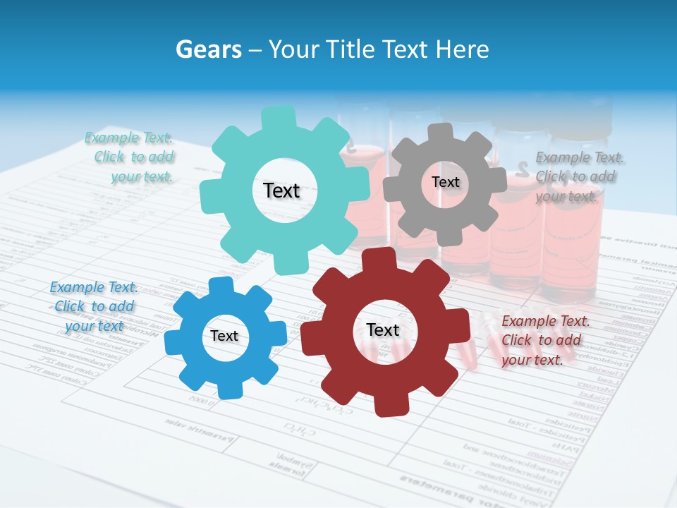 Transparent Biochemistry Lab PowerPoint Template