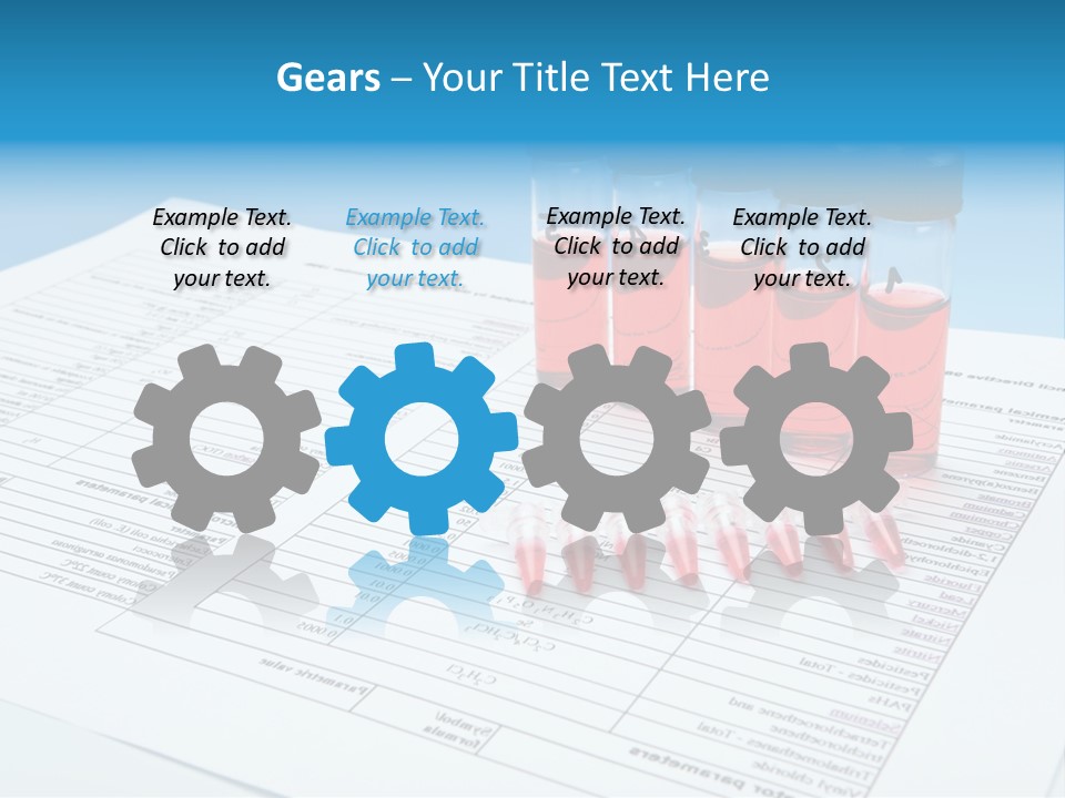 Transparent Biochemistry Lab PowerPoint Template