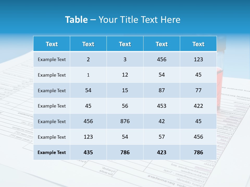 Transparent Biochemistry Lab PowerPoint Template