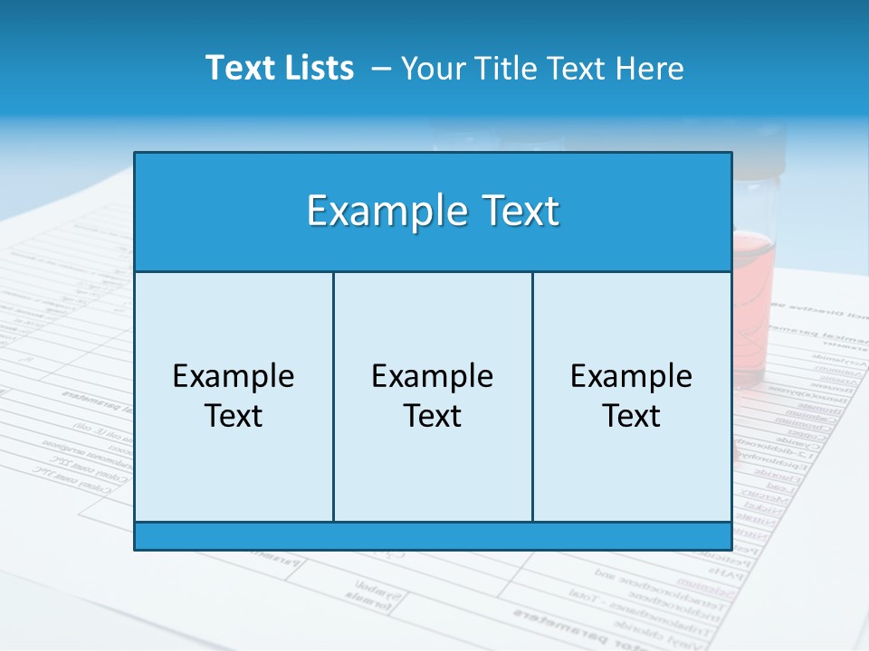 Transparent Biochemistry Lab PowerPoint Template