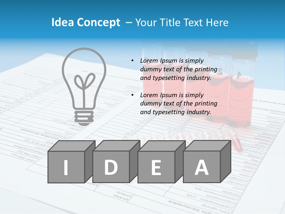 Transparent Biochemistry Lab PowerPoint Template