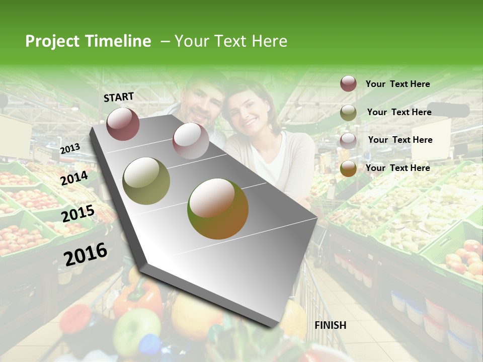 Fruit Happy Store PowerPoint Template