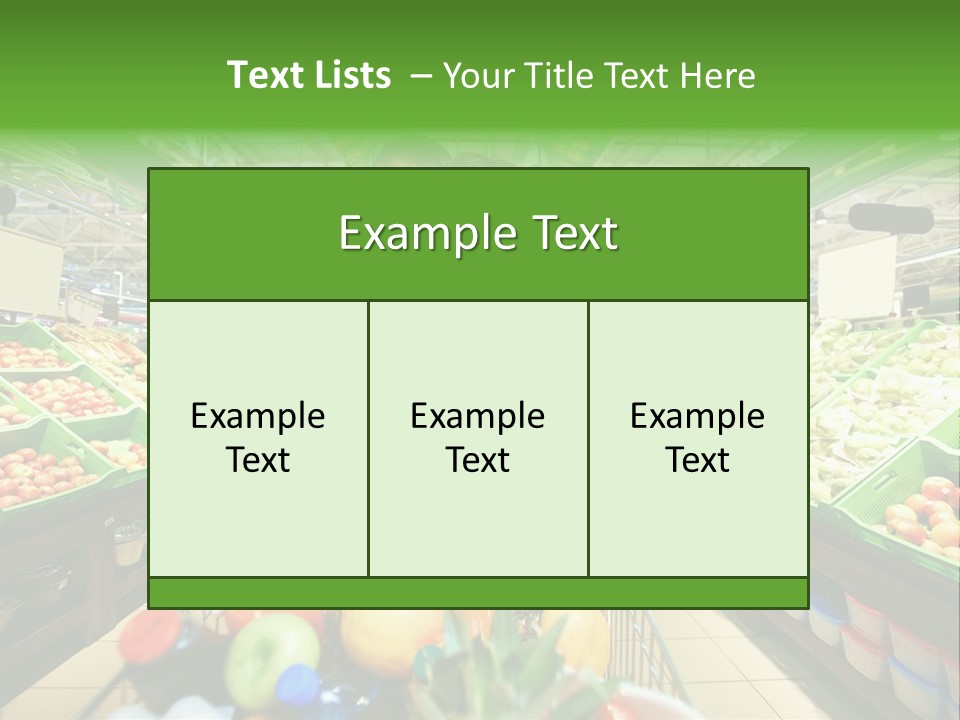 Fruit Happy Store PowerPoint Template