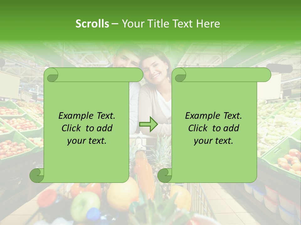 Fruit Happy Store PowerPoint Template