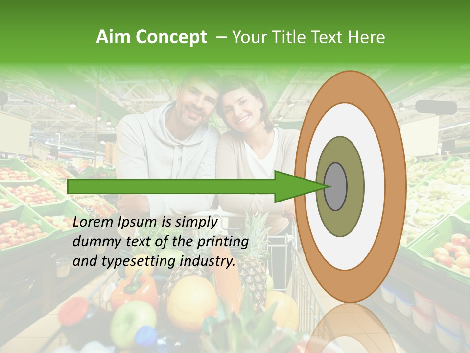 Fruit Happy Store PowerPoint Template