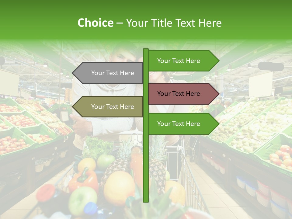 Fruit Happy Store PowerPoint Template