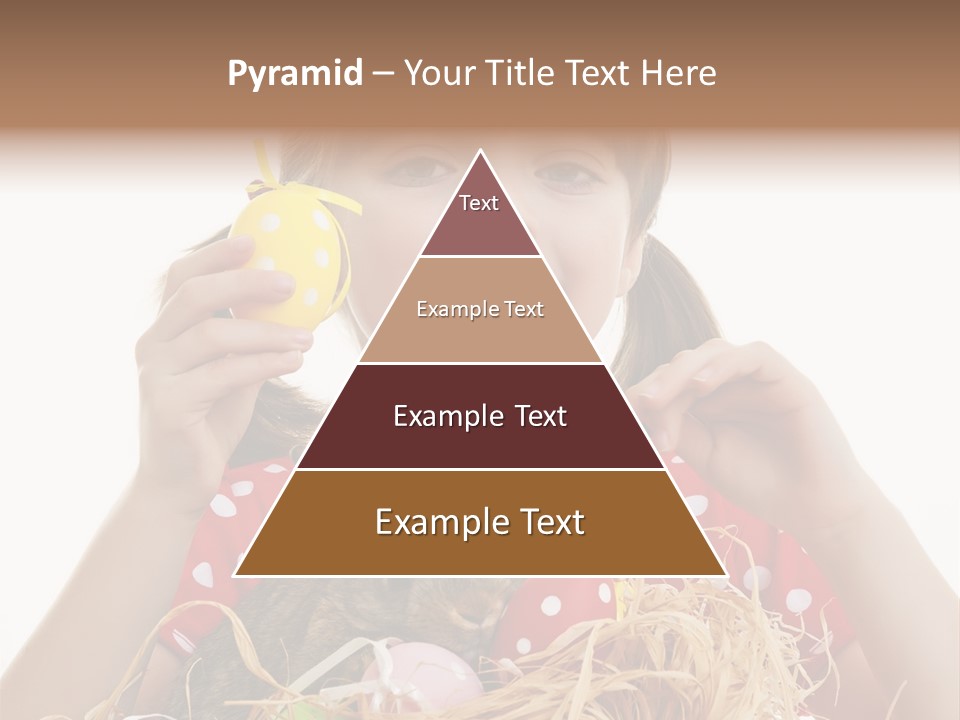 Brown Cute Kid PowerPoint Template