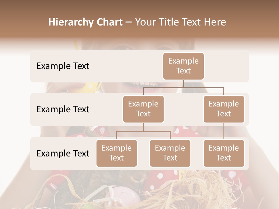 Brown Cute Kid PowerPoint Template