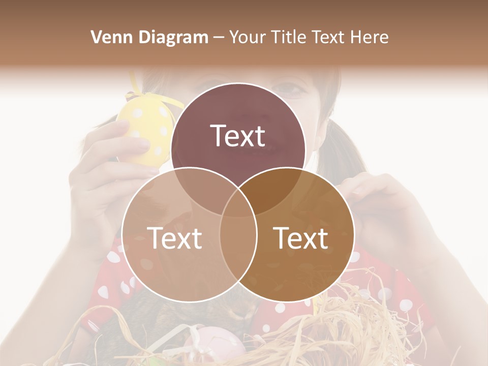Brown Cute Kid PowerPoint Template