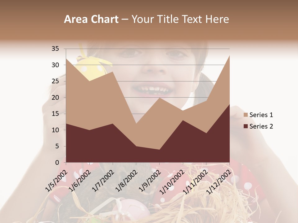 Brown Cute Kid PowerPoint Template