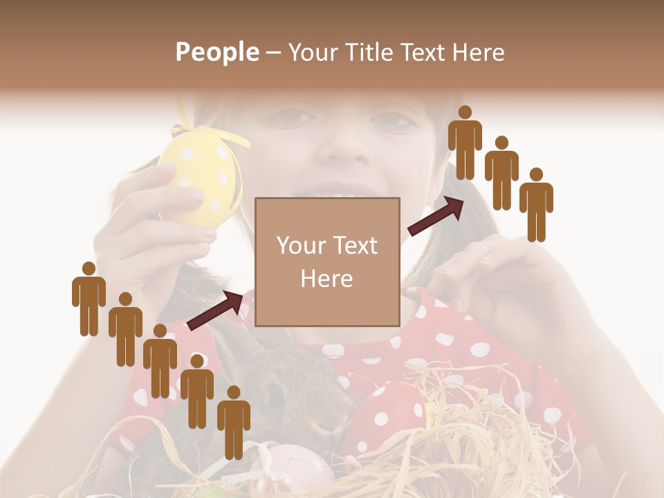 Brown Cute Kid PowerPoint Template