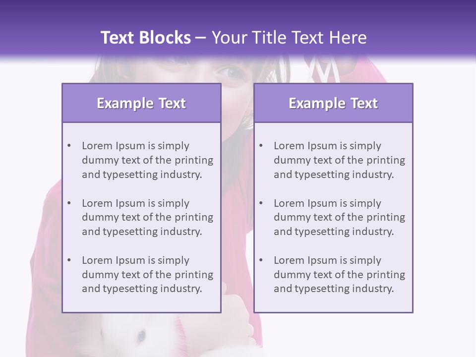 Responsibility Little Girl Young PowerPoint Template