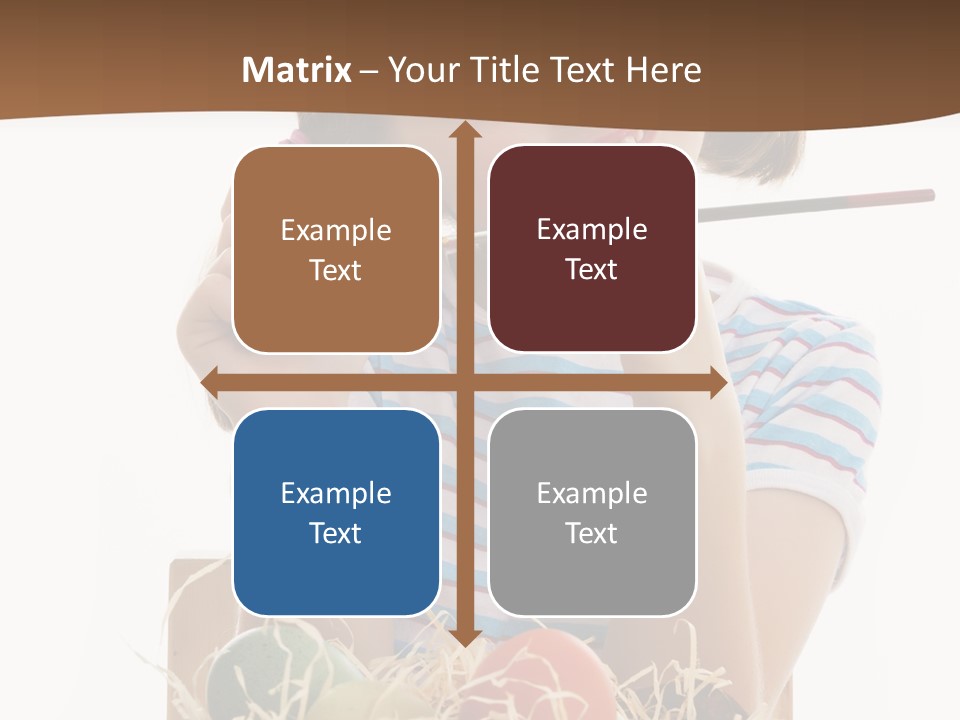 Happiness Coloring Caucasian PowerPoint Template