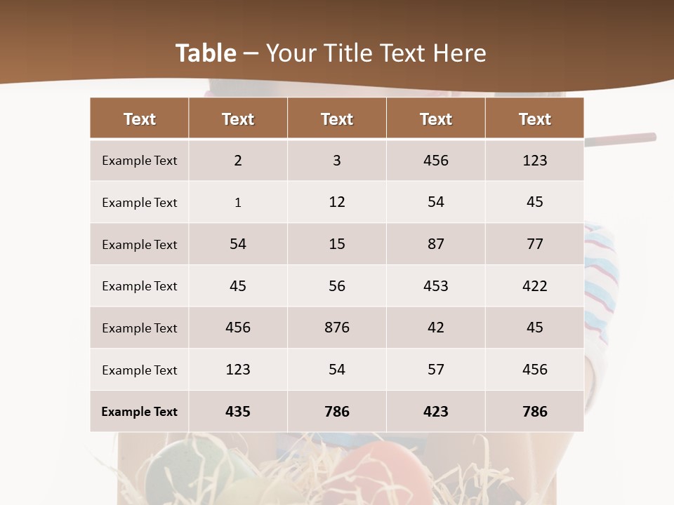 Happiness Coloring Caucasian PowerPoint Template