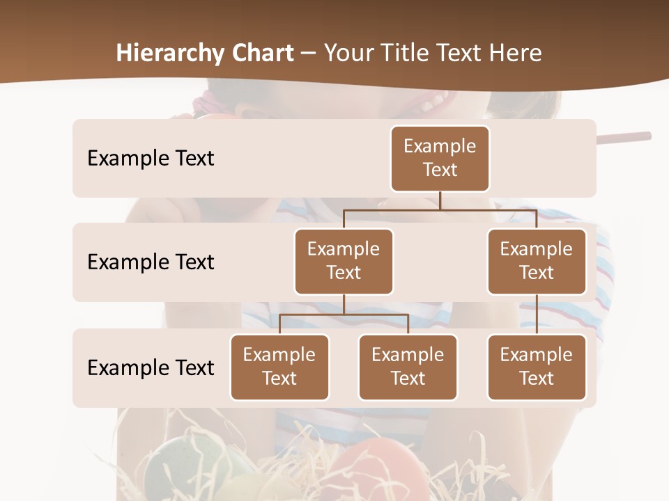Happiness Coloring Caucasian PowerPoint Template
