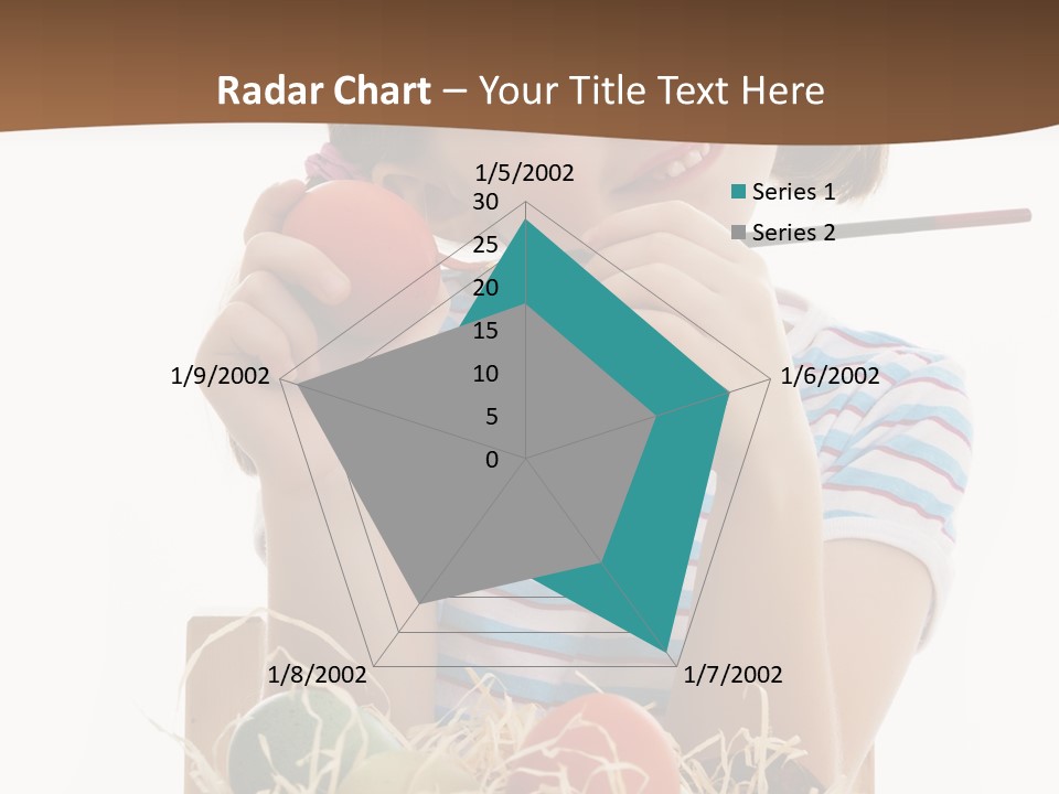Happiness Coloring Caucasian PowerPoint Template
